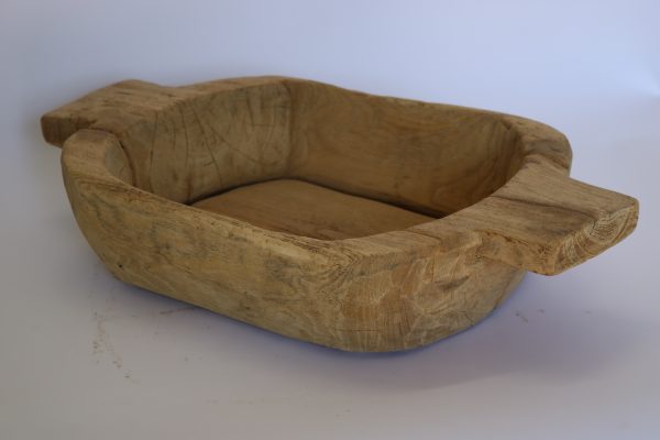 Hand carved wood plate - Image 3