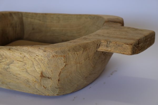 Hand carved wood plate - Image 7