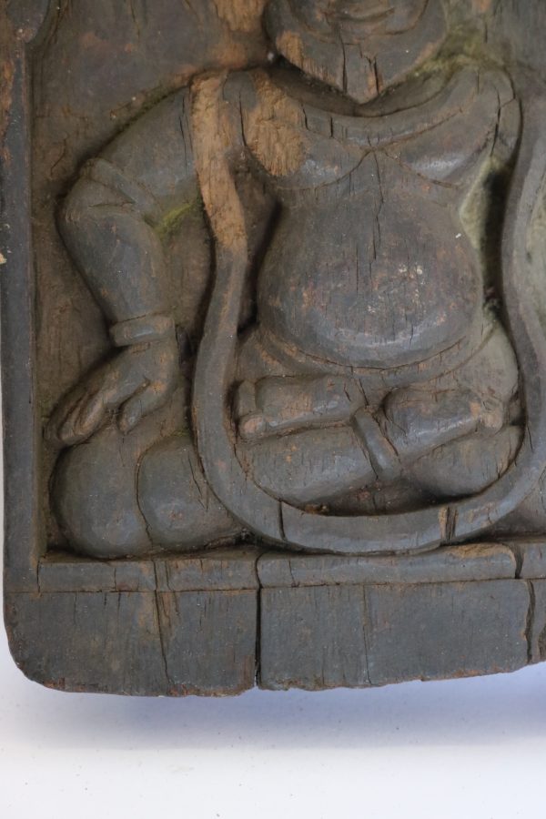 Hand carved wood panel from India - Image 5