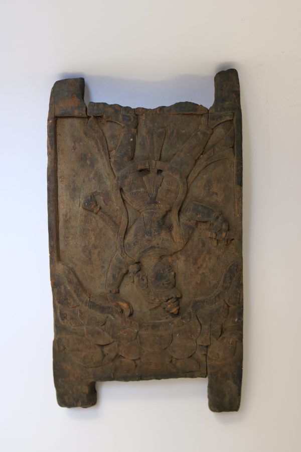 Hand carved wood panel from India - Image 2
