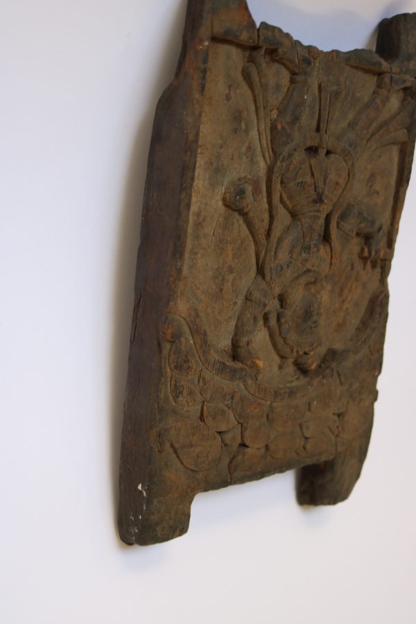 Hand carved wood panel from India - Image 4