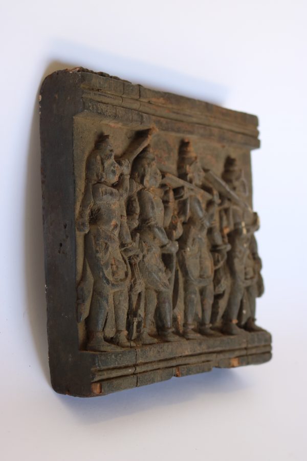 Hand carved wood panel from India - Image 3