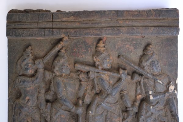 Hand carved wood panel from India - Image 5