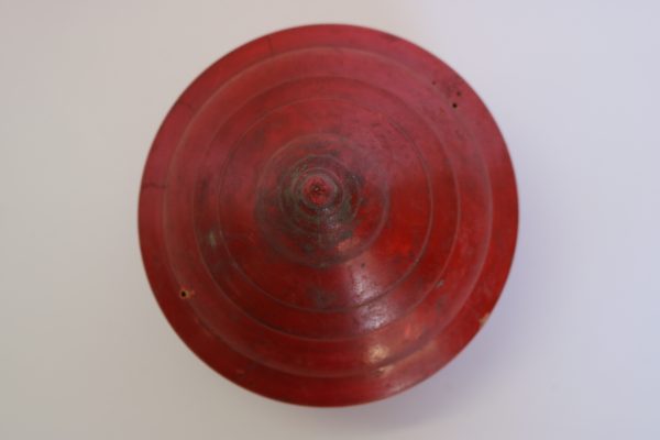 Painted Wood box with Lid from India - Image 4