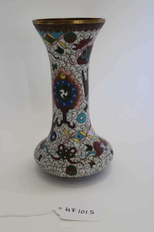 Hand painted cloisonne Vase from China - Image 2