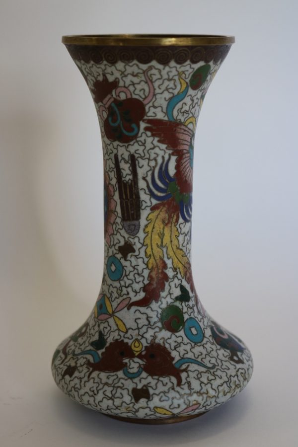 Hand painted cloisonne Vase from China - Image 5