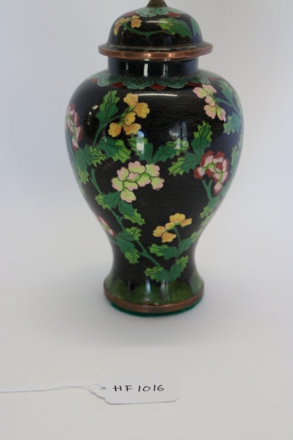 Hand painted cloisonne Jar from China - Image 2