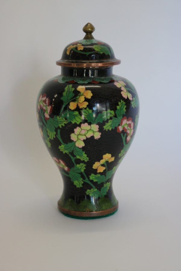 Hand painted cloisonne Jar from China