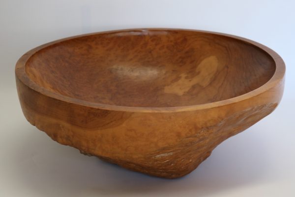 Teak wood hand carved bowl from Cirebon, West Java, Indonesia - Image 2