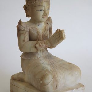 Soapstone Seated Angel