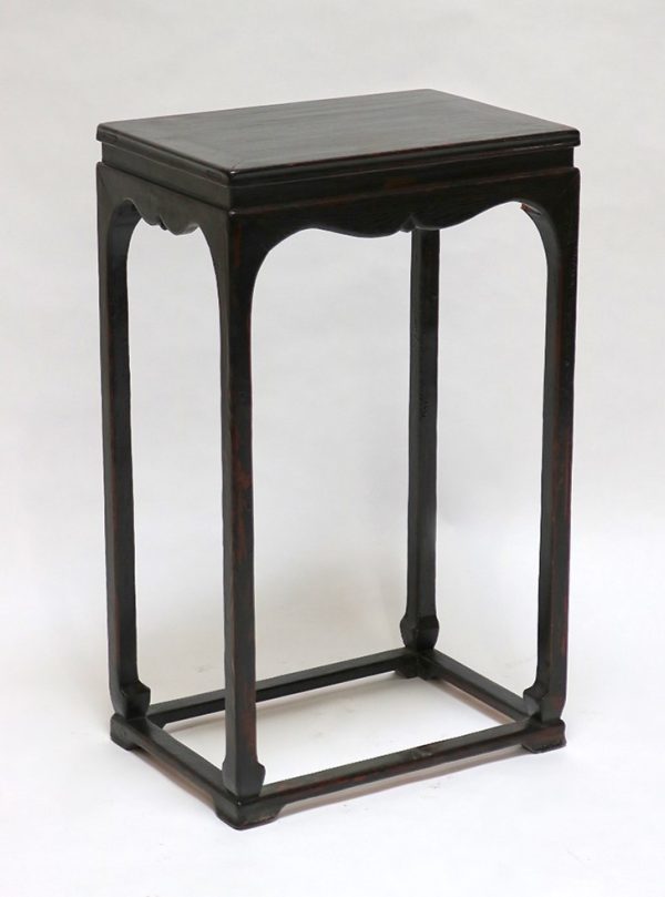 Black Lacquer Plant Stand