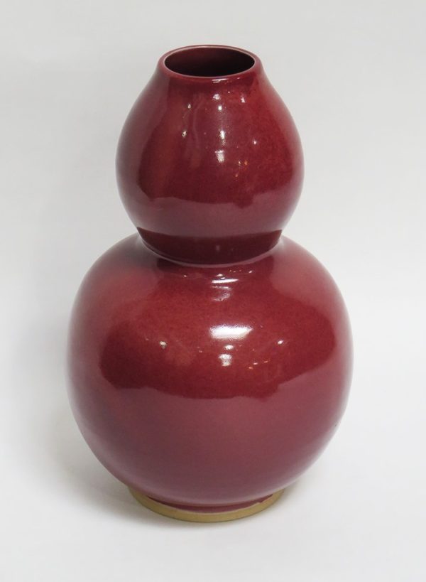 Hand Made Crackle Glaze OxBlood Ceramic Vase