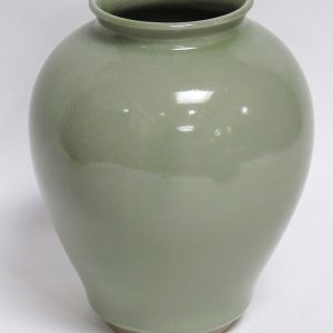 Hand Made Crackle Glaze Celadon Ceramic Vase