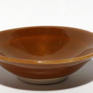 Hand Made Red Brown Small Ceramic Bowl