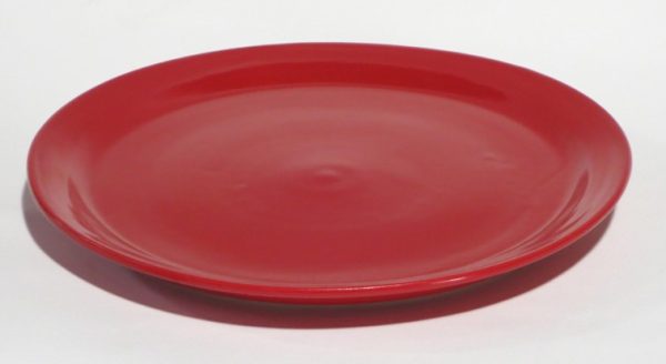 Hand Made Apple Red Ceramic Bowl